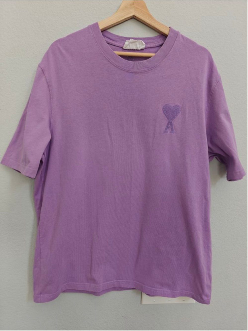 Ami alexandre mattiussi Short Sleeve Tee L Purple